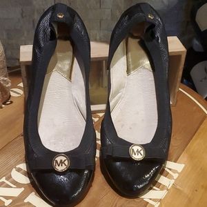 Michael Kors Leather black flats
